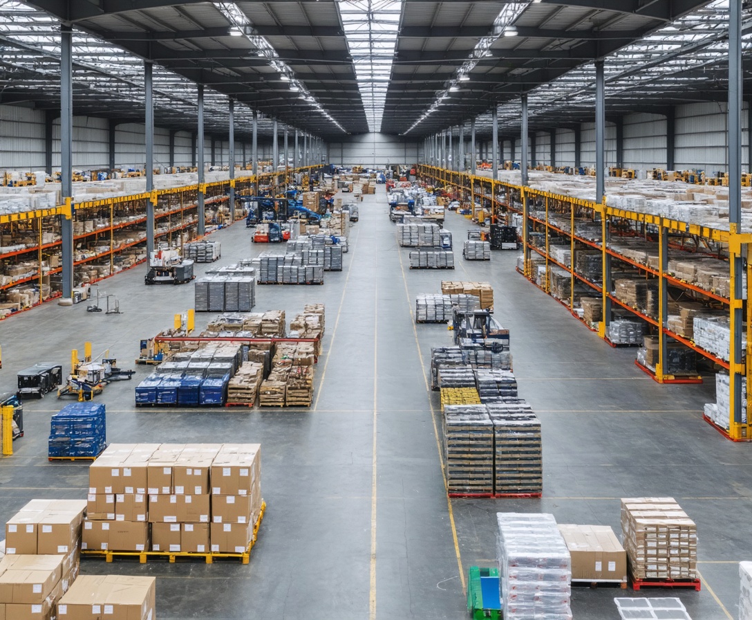 Pohľad na moderne organizovaný logistický sklad klienta LogiTrans po procesnom audite
