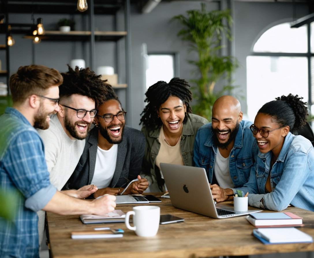 Tím Vektor Scale Up pri práci v modernom industriálnom priestore v Bratislave